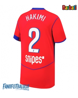 Paris Saint-Germain Achraf Hakimi #2 Tricou Fotbal Replică 2025-26 Barbati Treilea
